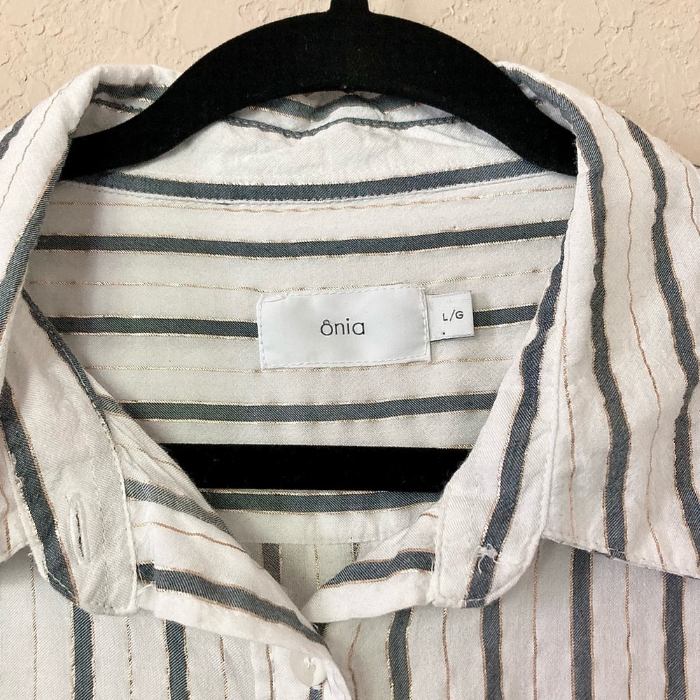 Onia Marie Striped Dress in Ensign Blue | EUC - Picture 13 of 14